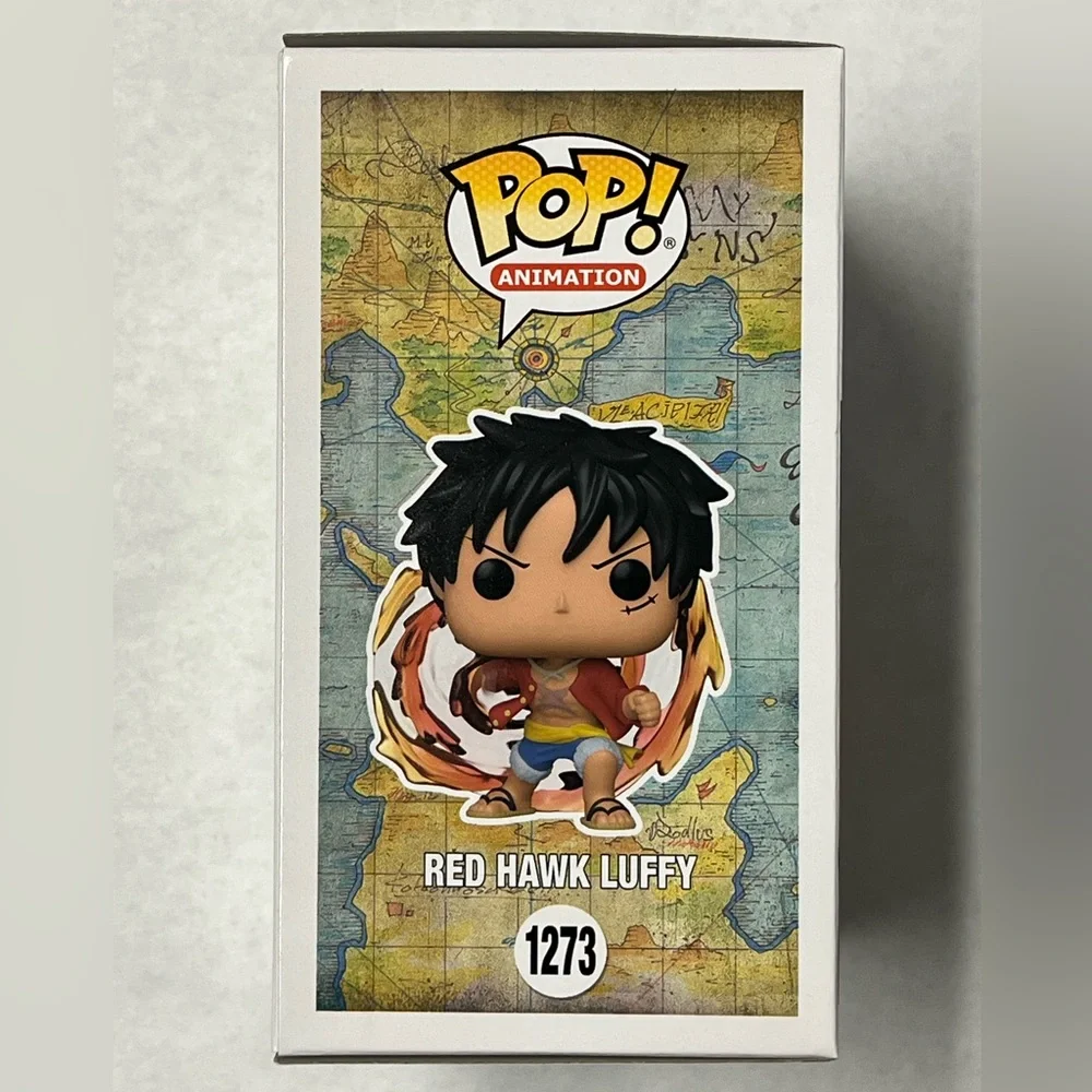 Funko Pop One Piece Red Hawk Luffy AAA Anime Exclusive - Picture 4 of 4